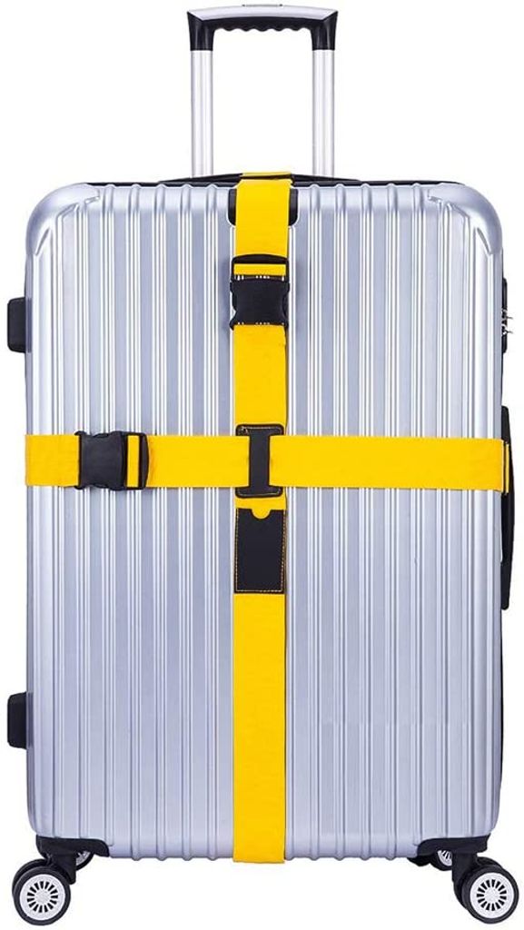 1 Paar Kreuz Koffergurt Koffer Gepäckgurt Einstellbar Koffergürtel 
