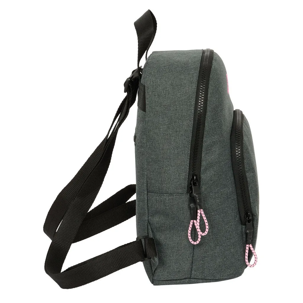 Zaino Kappa Silver Pink Mini Grigio - Resistente e Versatile - 4