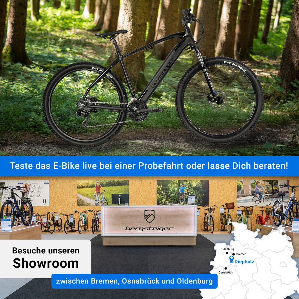 Bergsteiger Cannock 26 Zoll E-Bike mit 250 Watt Motor 36V Produktbild 2
