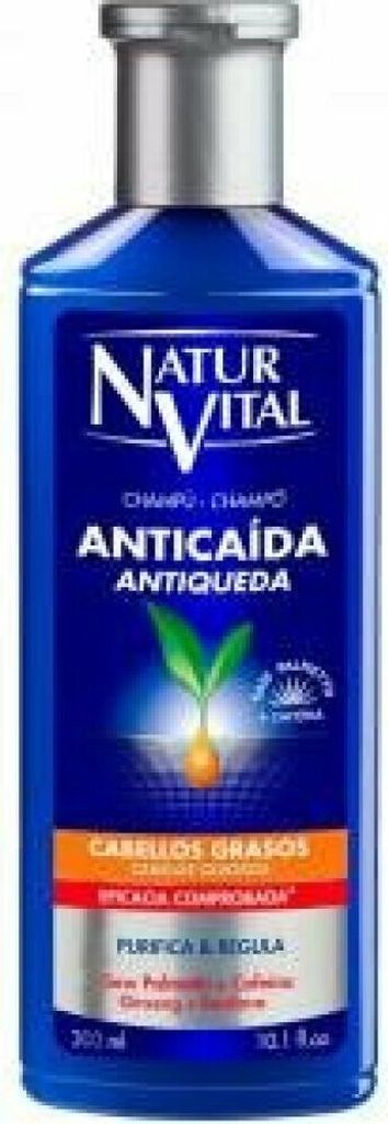 Naturaleza Y Vida Anti-Haarausfall Shampoo für fettiges Haar 300ml