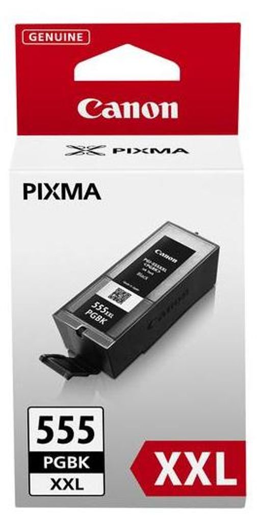 Canon PGI-555PGBK XXL, Pigment schwarz, PIXMA iX6850 PIXMA MX725 PIXMA MX925, Tintenstrahl, Sichtverpackung, 20 - 80%, 0 - 40 °C