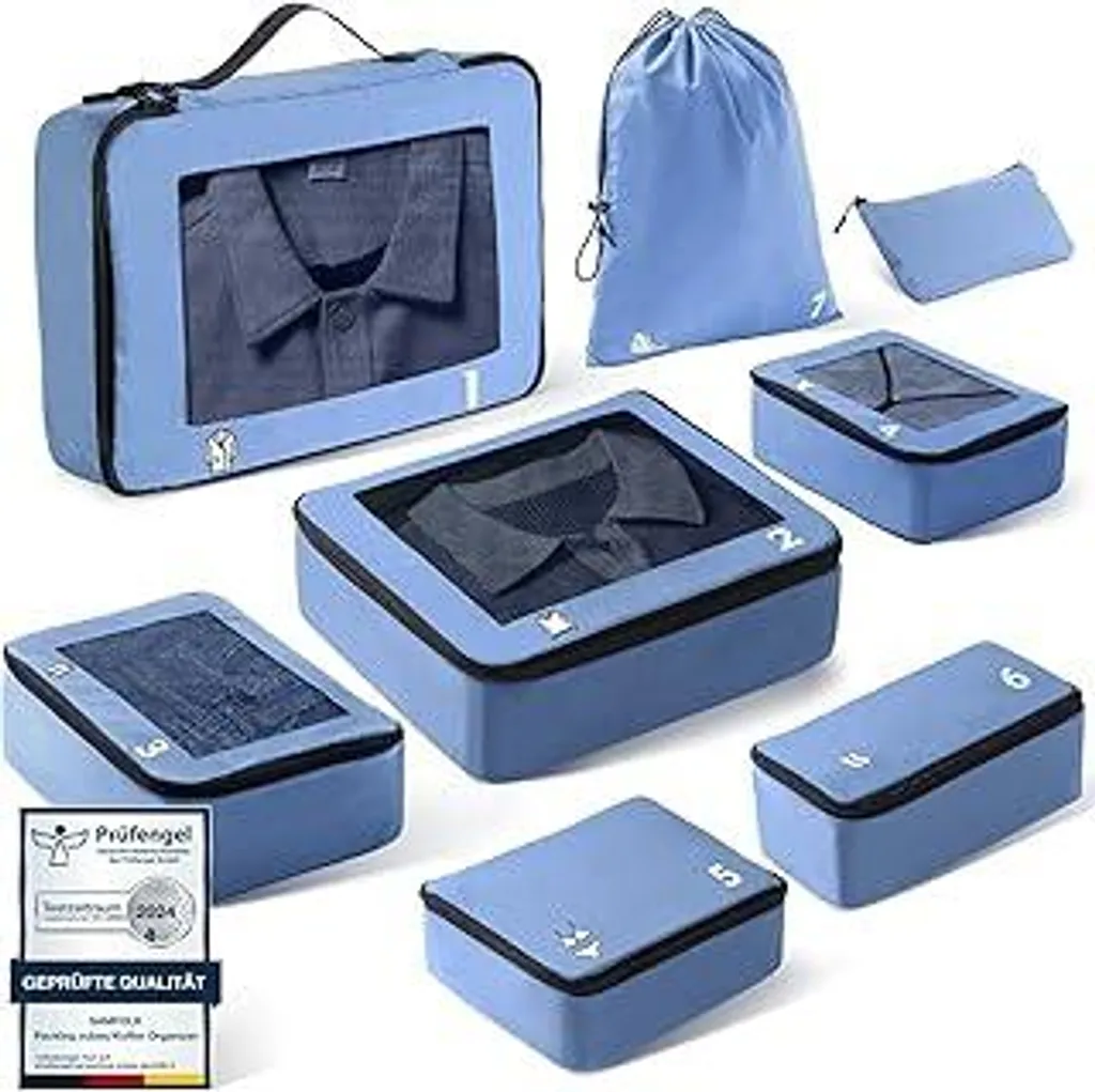 Organizer Valigie Set da 8 Packing Cubes: Viaggia Senza Stress nel 2026