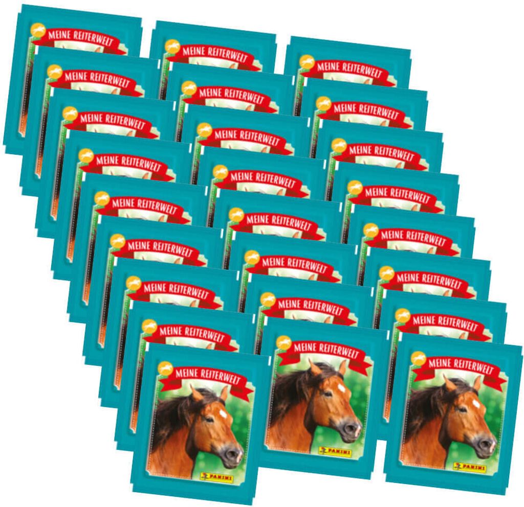 Panini Pferde Mon Club D'E'Quitation Sticker - Meine Reiterwelt (2024) - 25 Tüten Sammelsticker