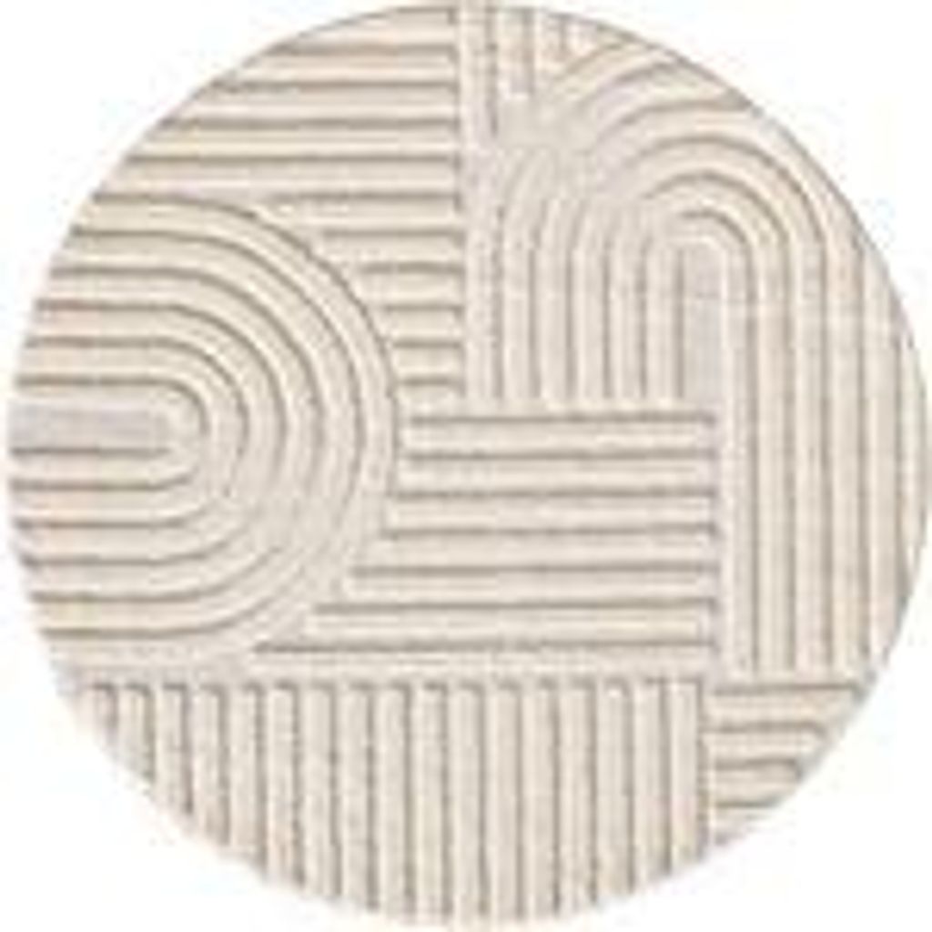 Hochflor Rund Teppich Wohnzimmer Küchenteppich Schlafzimmer Produktbild 