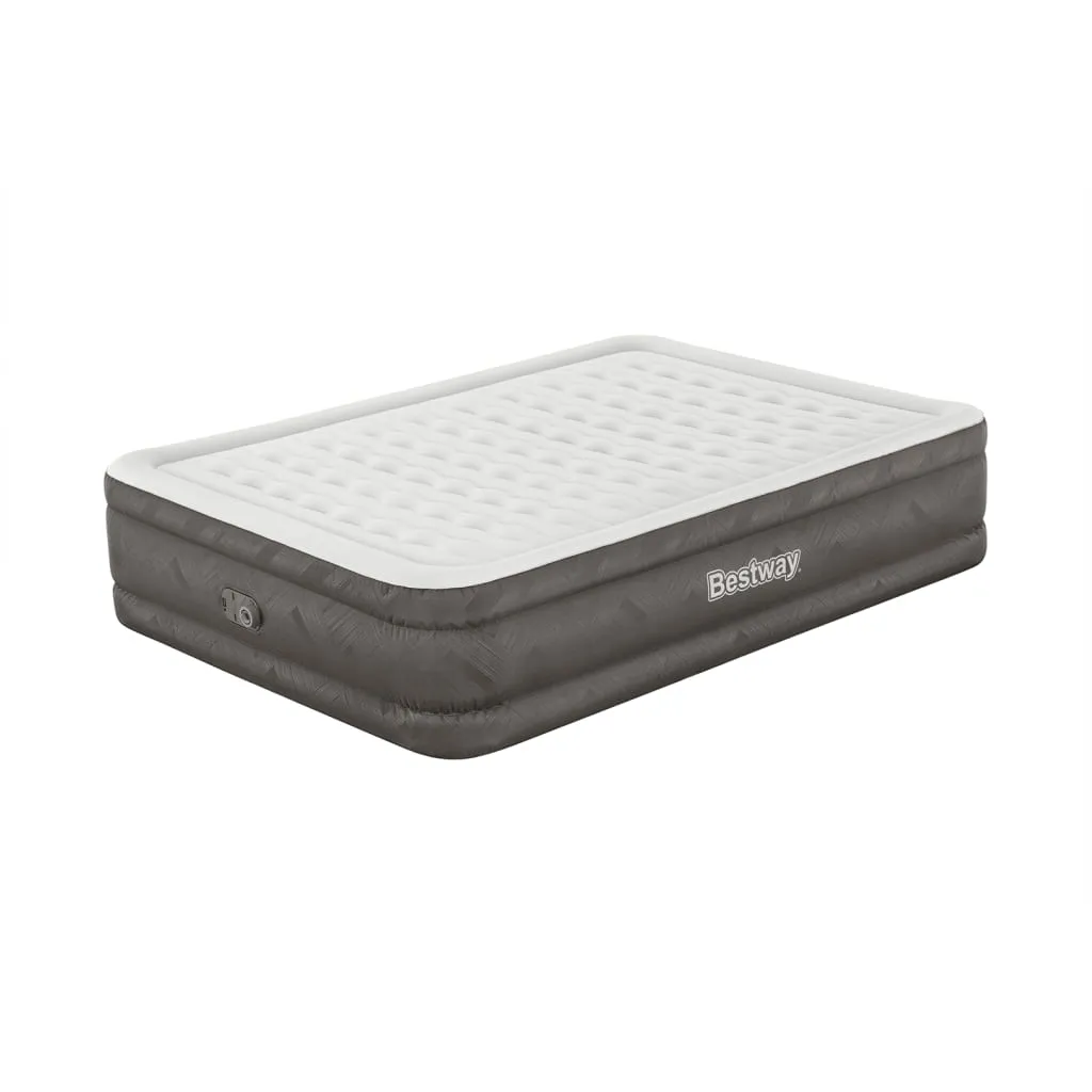 Bestway Lit à air Fortech 203x152x46 cm avec pompe intégrée robuste