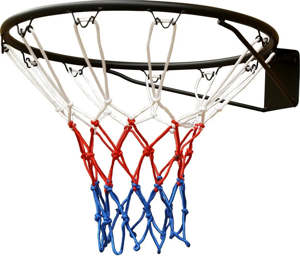 Arceau de basket solide anti-corrosion 45cm avec filet noir 1030814