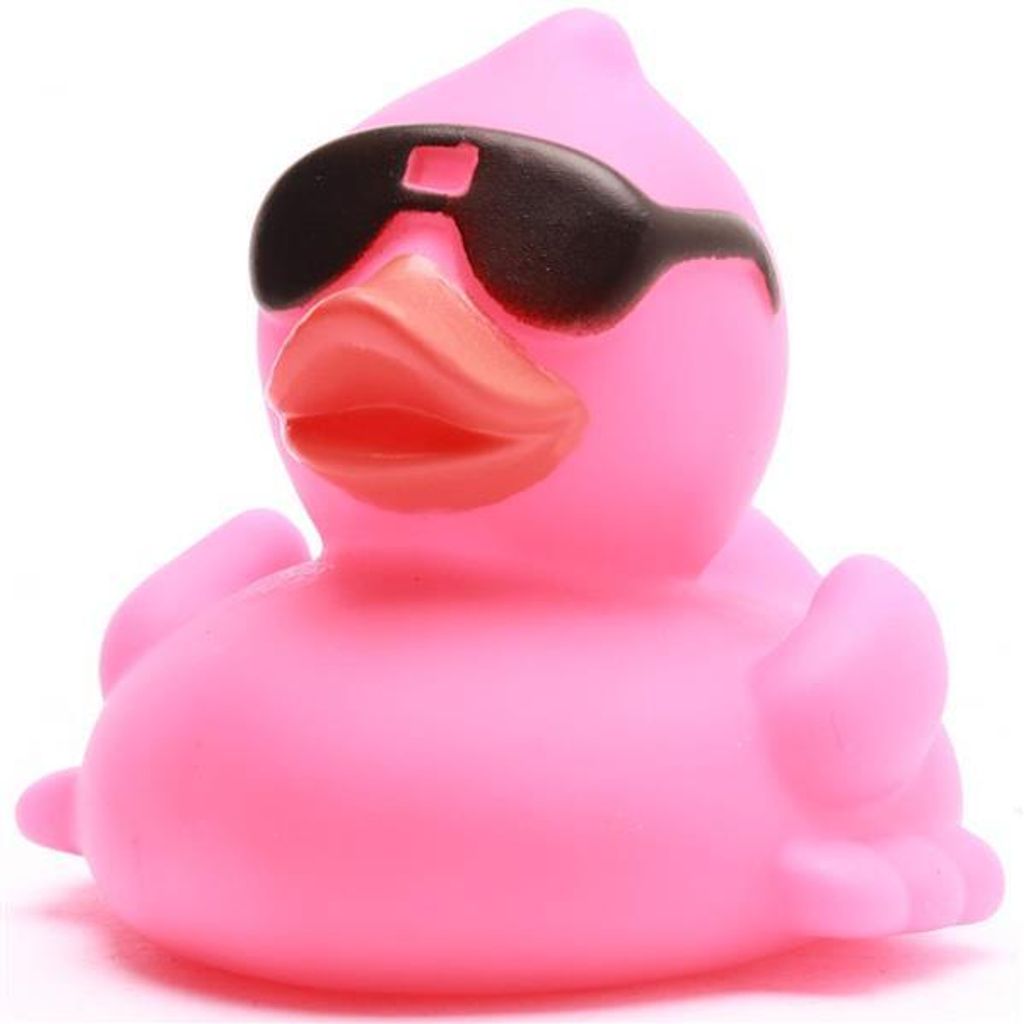 Badeente Cool Duck Ente lila Vinyl 8 cm
