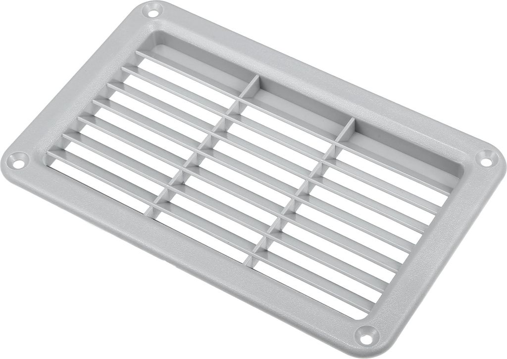 19X12cm Rechteckiges Graues Wohnmobil-Luftgitter-Lüftungsgitter - Packung mit 1