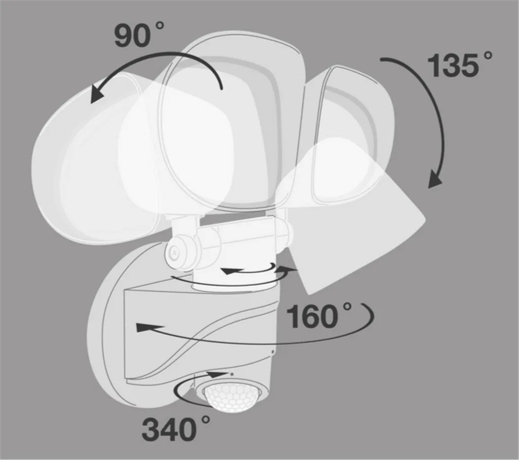 Spot LED orientable IP44 étanche et puissant pour la façade - 13