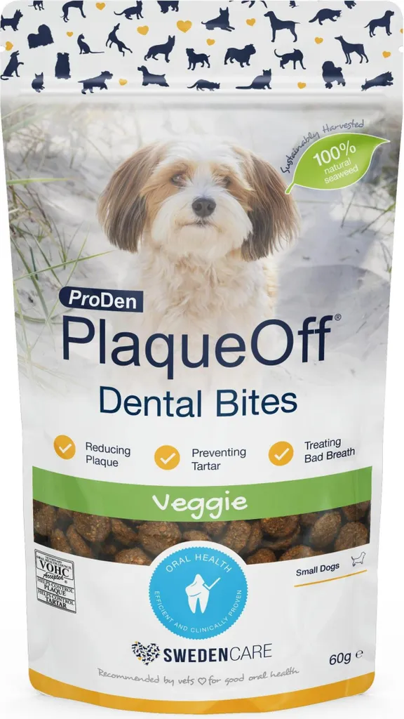 ProDen PlaqueOff Dental Bites 60 g - Friandises Plaque et Tartre Chien