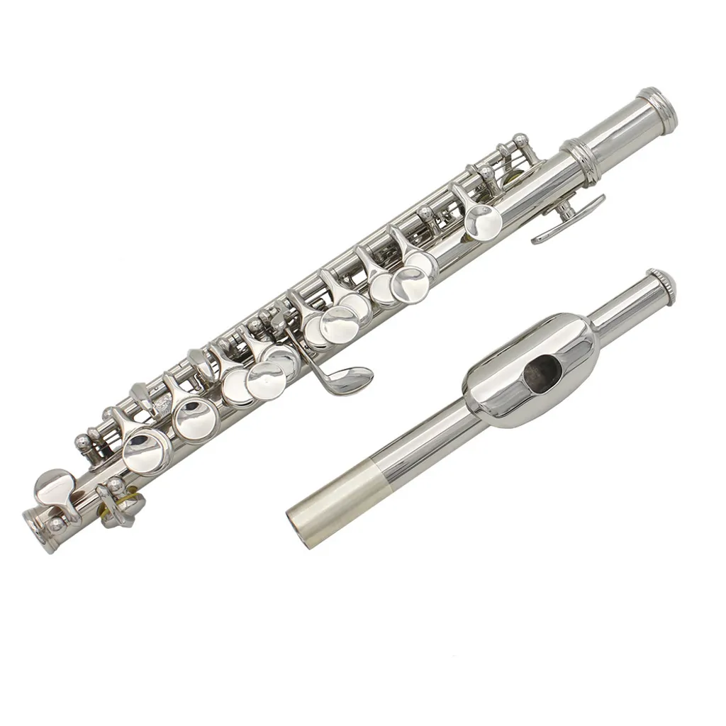 Flûte Piccolo de Concert Argentée - Kit Complet pour Études Musicales
