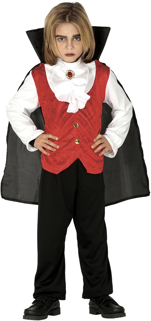 Kinder Vampir Kostüm Gr. 98-146, Größe:110/116 Produktbild 