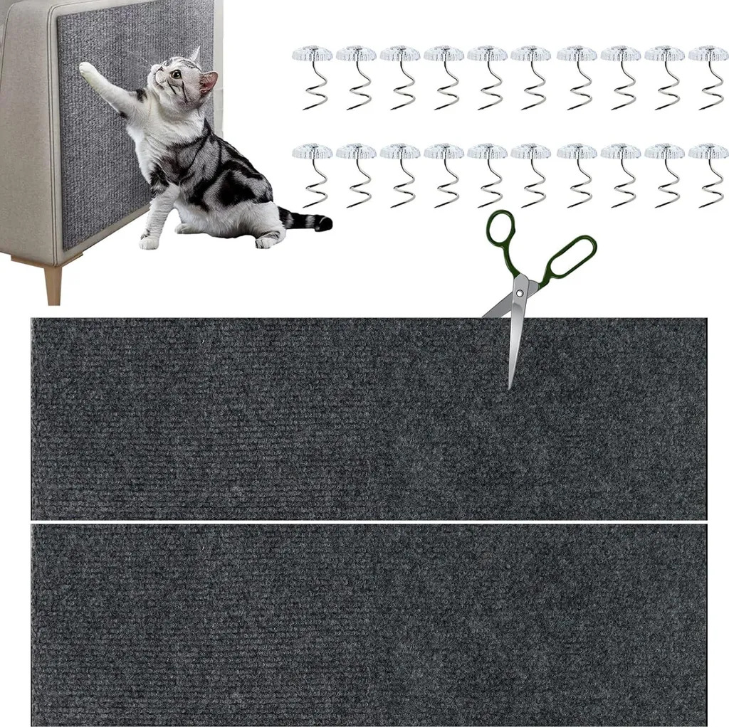 Protection de Canapé Anti-Griffes Chat Autocollante en Sisal Lot de 2 PCS
