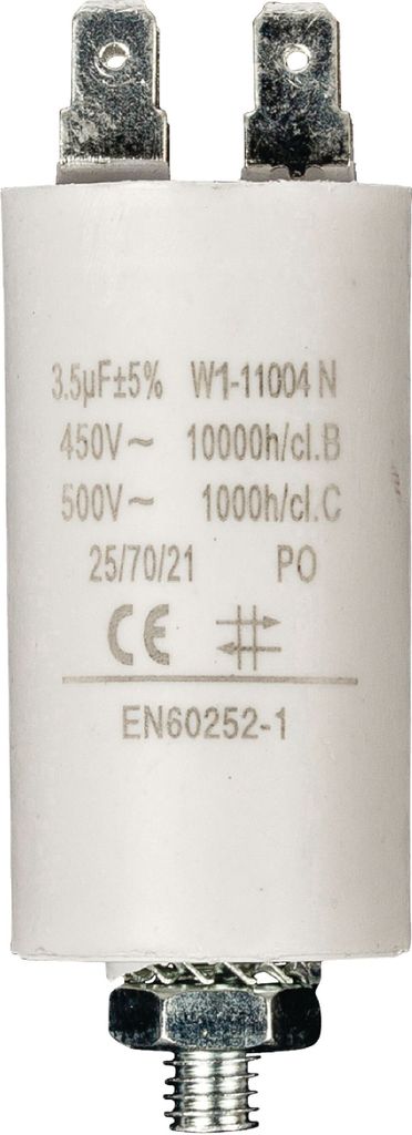 Fixapart W1-11004N Condensator 3.5 Uf / 450 V + Aarde Produktbild 