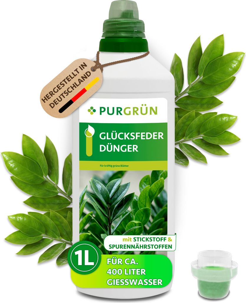 Purgrün Glücksfeder-Dünger 1 Liter,
