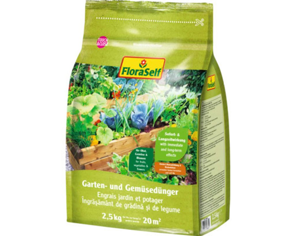 Gartendünger & Gemüsedünger FloraSelf 2,5 kg