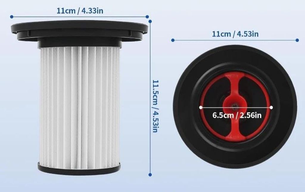 Filter kompatibel mit Bosch BBS1, BBS8, BCS1, BCS8, BSS8, BKS8 Unlimited Gen2 Serie 8 Serien 12023349, 12036642