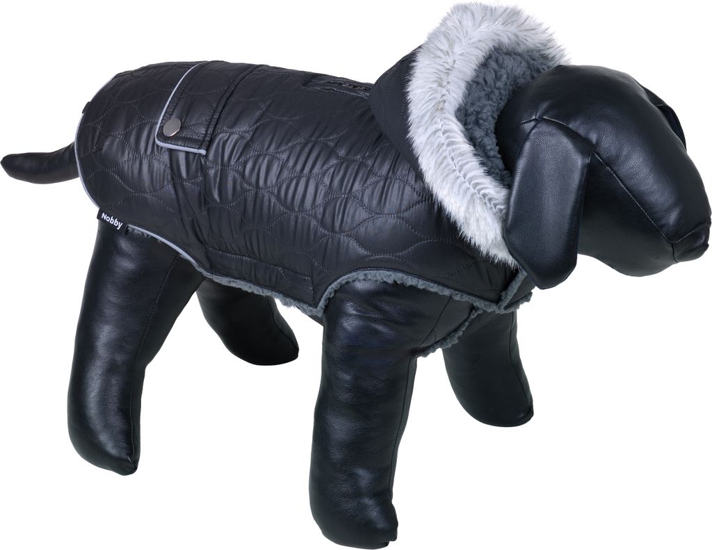 Nobby Hundemantel Polar schwarz, Rückenlänge: 44 cm