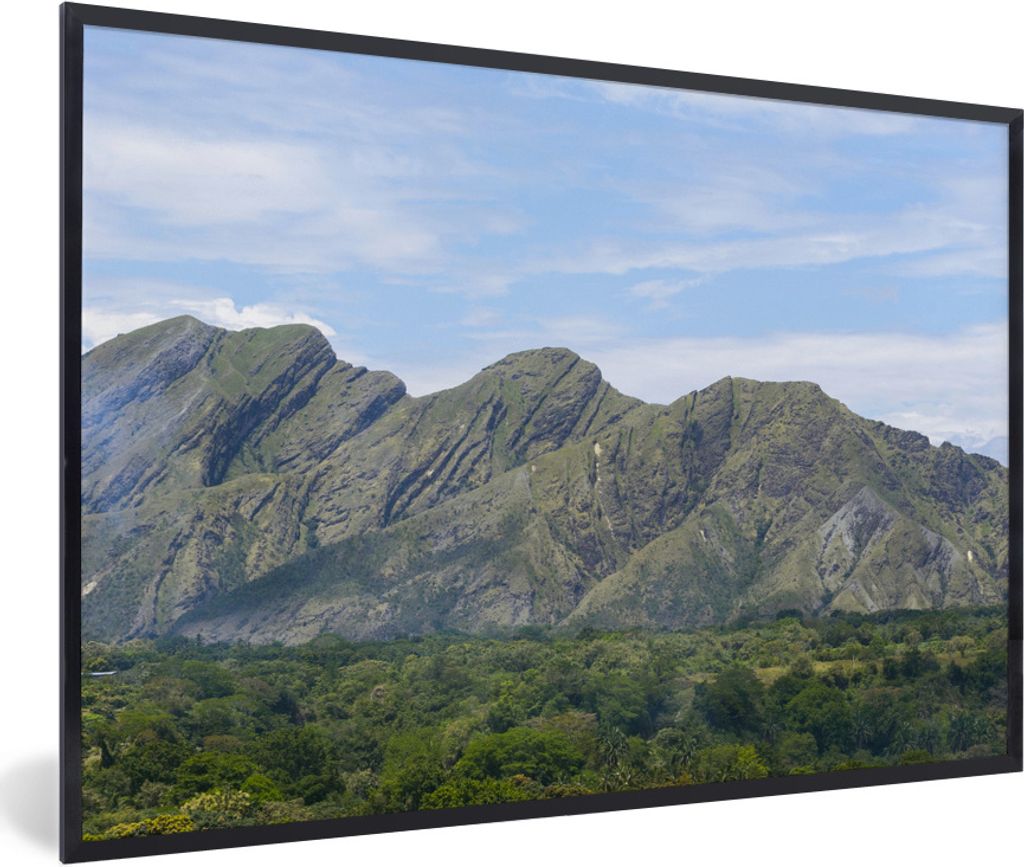 MuchoWow Gerahmtes Poster Andenberg in Kolumbien 90x60 cm - Poster mit Schwarzem Bilderrahmen Wandposter Rahmen Foto Bilder - Fotorahmen - Foto-P...