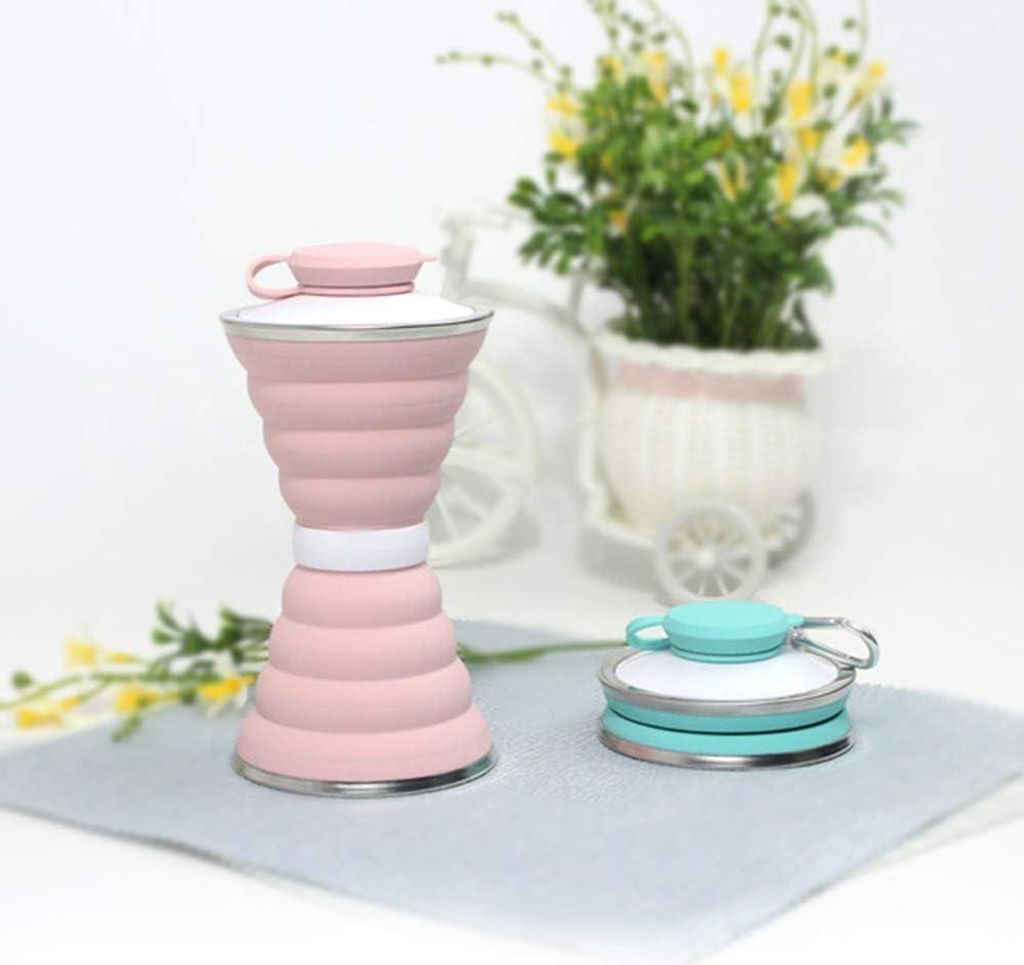 Faltbare Wasserflasche - Auslaufsicher und wiederverwendbar für Sport und Reisen