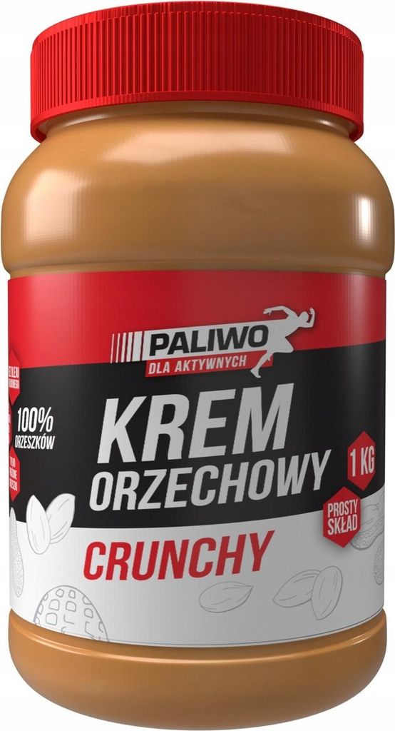 CRUNCHY-NUSSCREME 100 % OHNE ZUSATZ VON SALZ UND ZUCKER 1 kg – ENERGIE FÜR AKTIVE
