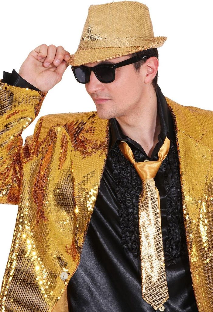Hut Discoqueen gold Pailletten Produktbild 