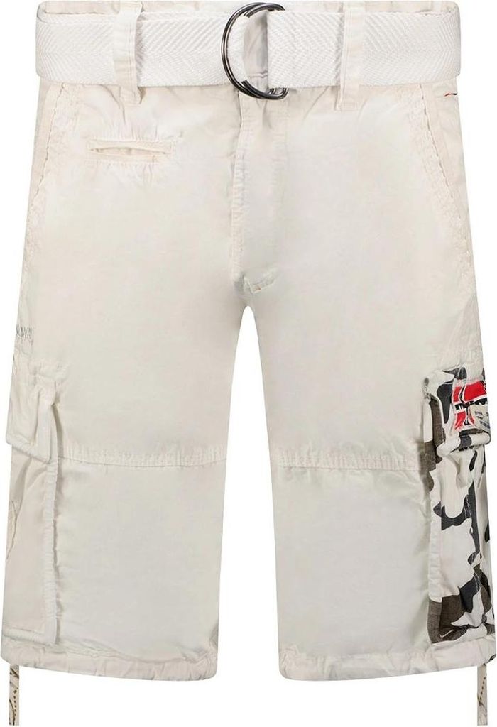 Geographical Norway Herren Shorts Weiß SX1425H/GNO-White Grösse XL