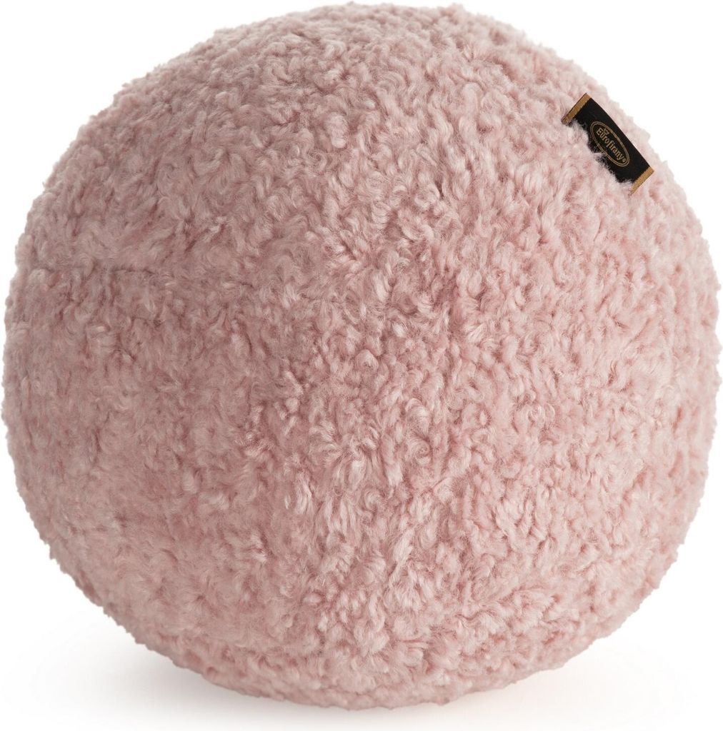EUROFIRANY | Kissen - 24 x 24 cm Kugel - rosa Dekokissen - Produktbild 
