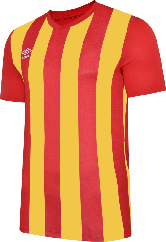 Umbro - "Ramone" Trikot für Herren UO152 (XXL) (Zinnoberrot/Gelb)