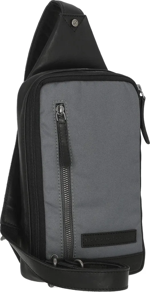 Sling Bag Salla Chesterfield Brand - Grigio Chiaro per City Life - 9