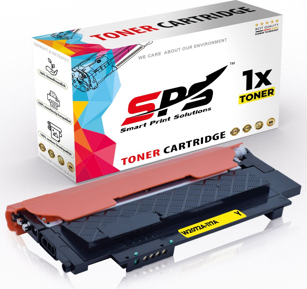 Kompatibel für HP Color Laser MFP 179FNW (4ZB97A#B19) / W2072A / 117A Toner Gelb