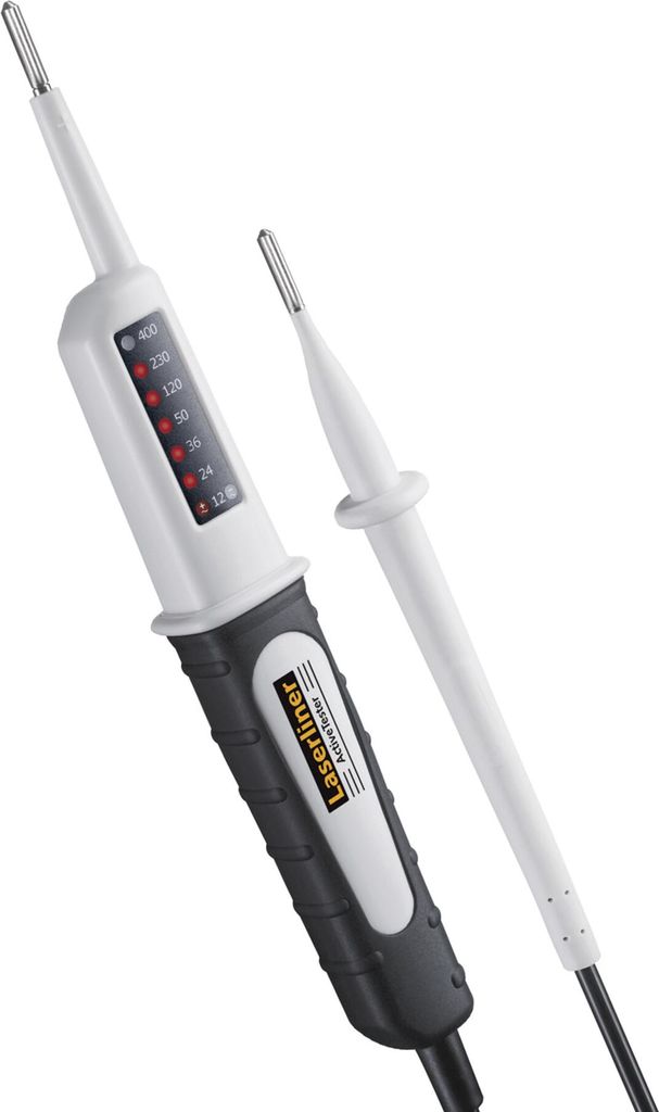 Laserliner 083.020A, Richtig, 120 - 400 V, Schwarz, Weiß