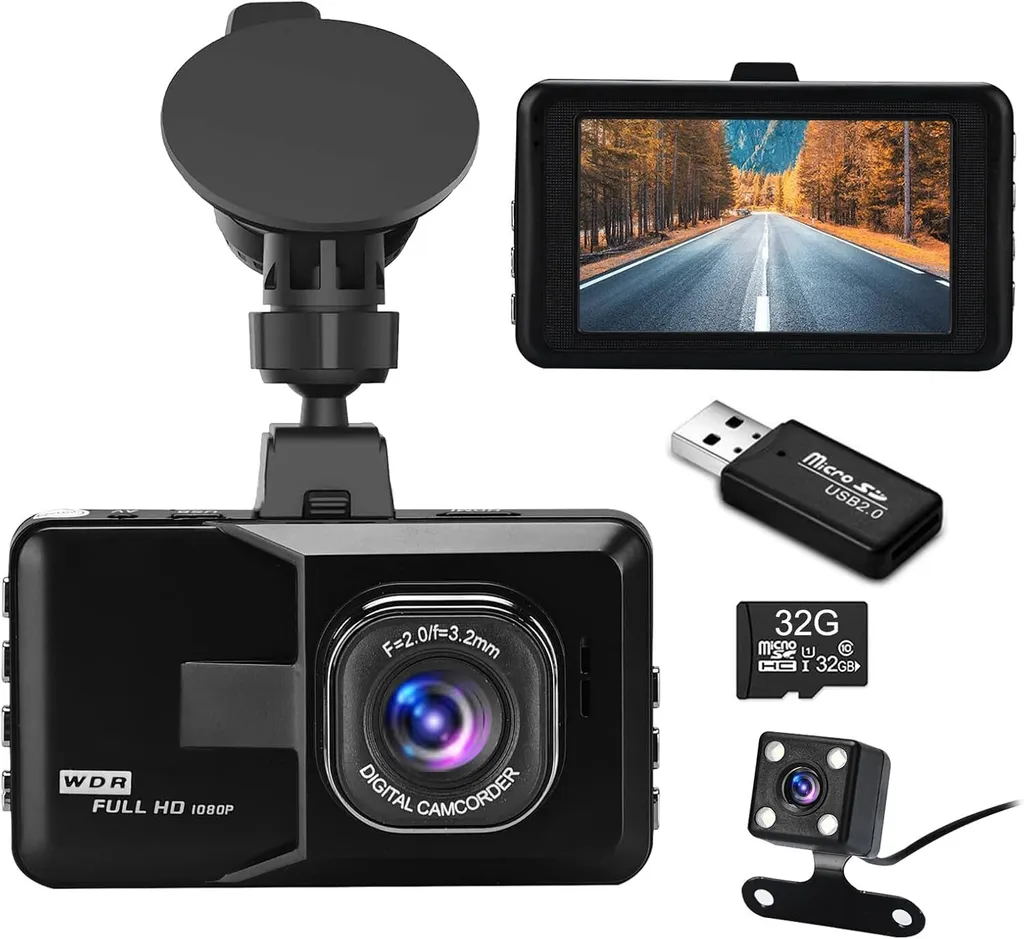Sécurité voiture : Dashcam FHD 1080P contre les litiges et accidents