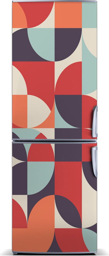 Tulup Kühlschrankdekoration - Magnetmatte - 60 cm x 180 cm - Magnet auf dem Kühlschrank - Abstrakt