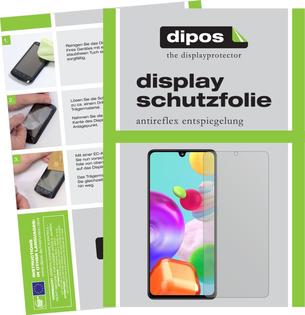 2x folia ochronna na ekran Samsung Galaxy A41 matowa folia Zdjęcie produktu 