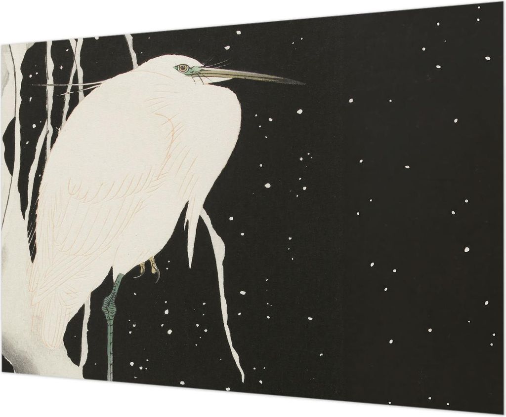 Wandtapete - Dekorative Tapete für Wohnzimmer - Tapetenfolie für Wanddekoration - 208x146 cm - Wintervogel