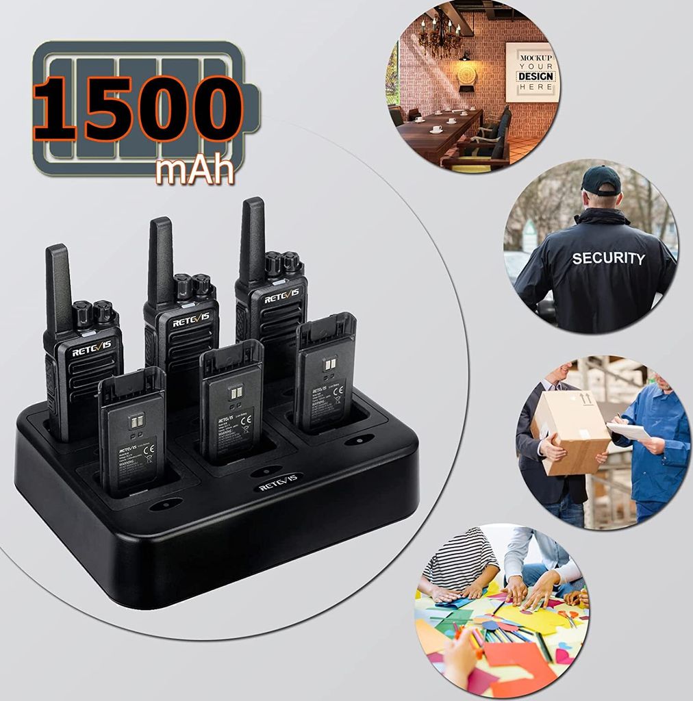 Retevis RT668 Funkgeräte mit Headset, PMR446 | Kaufland.de