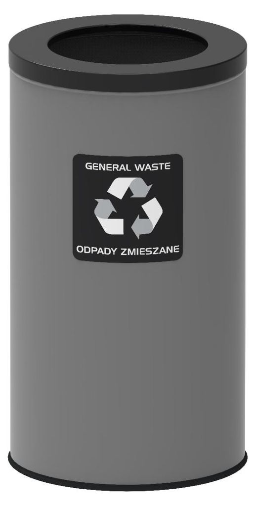 Alda Recyclingbehälter Eko 75l - Schwarz