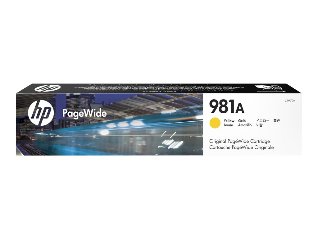 HP 981A Gelb Original PageWide Druckerpatrone Produktbild 