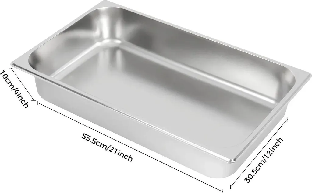 Récipients de restauration pour buffets et service traiteur - Argent - 3