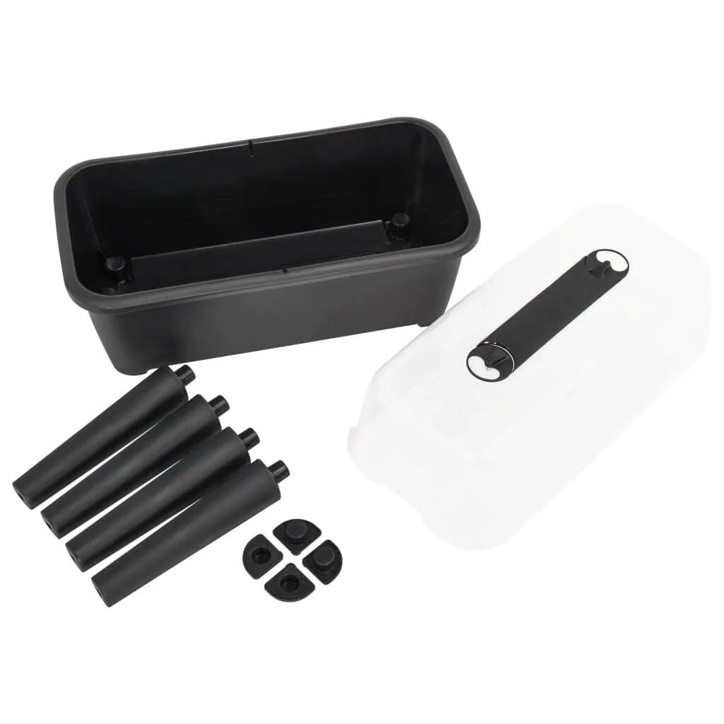 Carré potager surélevé en plastique résistant 77 cm pour Balcon - 8