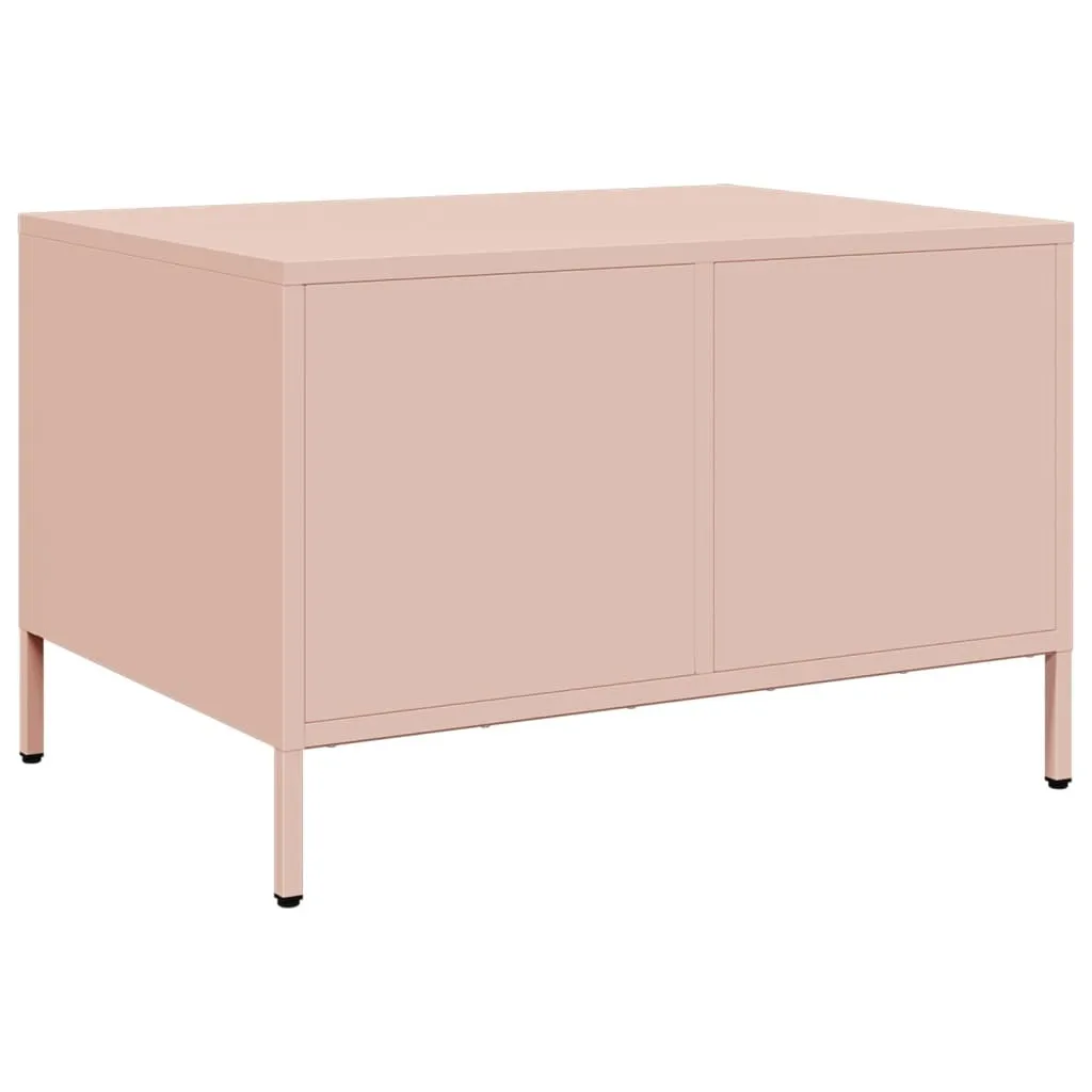 Mobile TV Maison Exclusive Rosa 68cm | Acciaio Industriale Moderno - 8