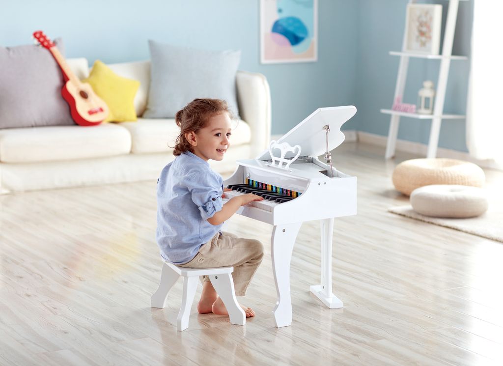 Hape Deluxe Spielzeugklavier Weiß E0338 Produktbild 22