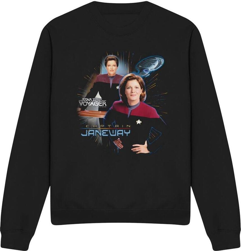 Star Trek - Sweatshirt für Herren/Damen Uni TV12290 (M) (Schwarz)
