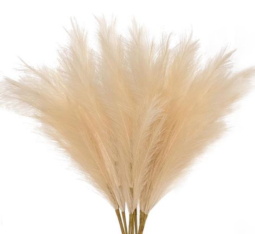 Kunstmatige Pampasgras-Decoratie in Beige, 97 cm Länge