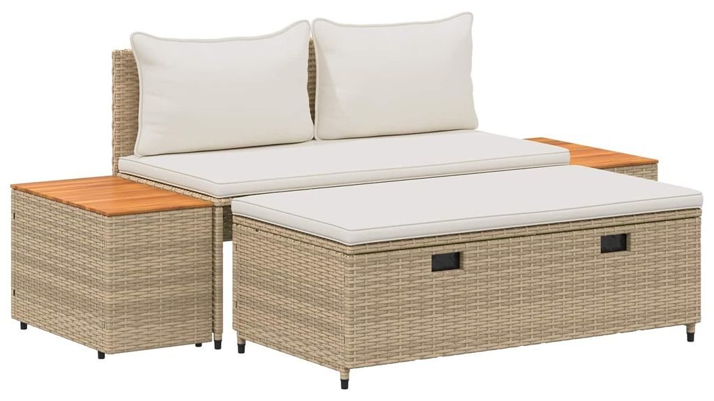 Outdoor-Sofagarnitur 4 -Seater 4 pcs 55 x 30 x 39 cm