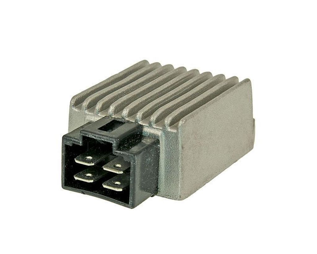 Gleichrichter/Regler AC/DC 100W 12,6-14,75V mit 4 Anschlüssen für Motorroller & Quads