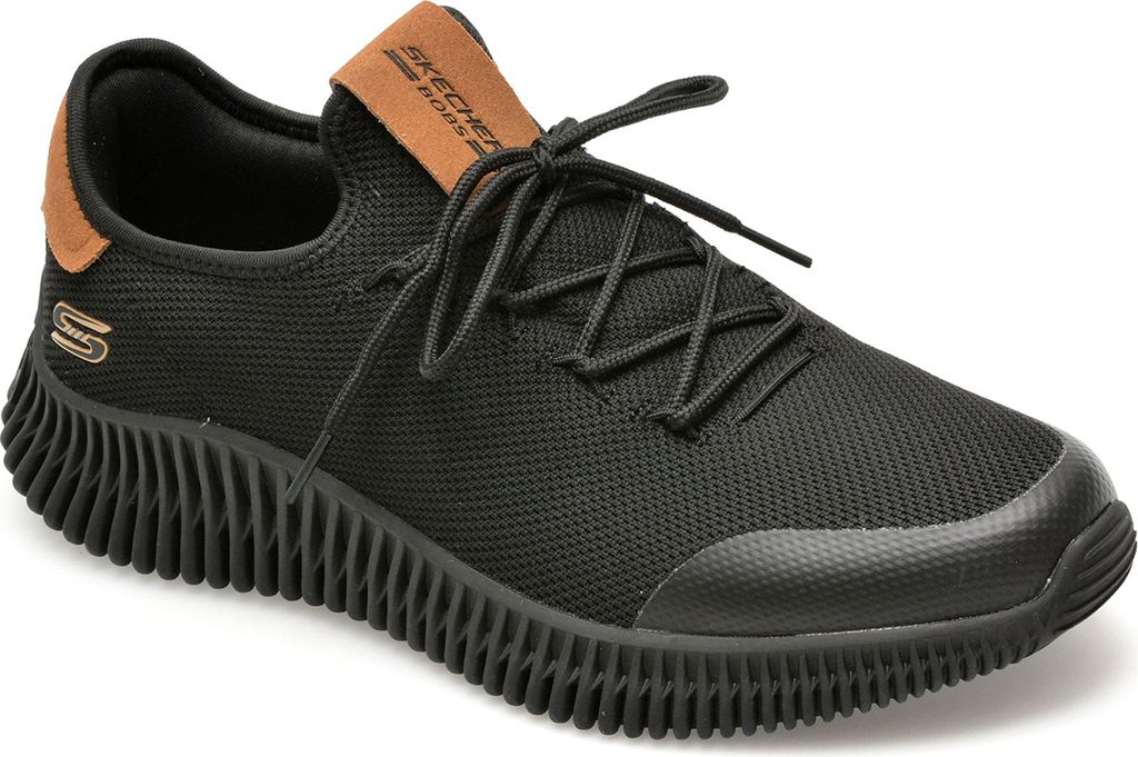Skechers Herren Slip-On BOBS GEO CITY DAPPER schwarz, Größe 45 (118173)