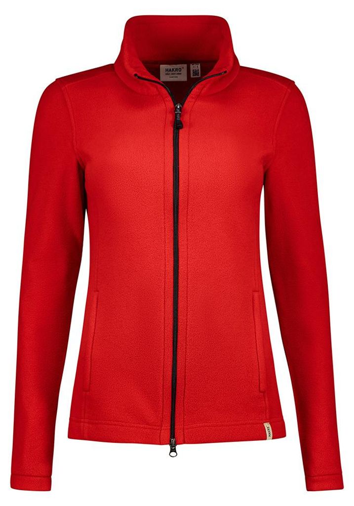 HAKRO Damen-Fleecejacke ECO 246 rot