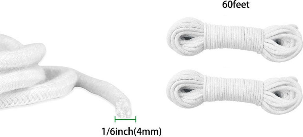 INF DIY Pflanzen Selbstbewässerungssystem, Baumwollseil S